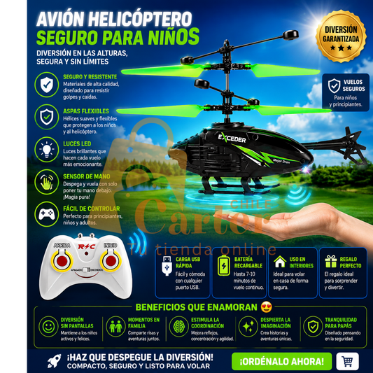 Sky Flash Helicóptero Volador™