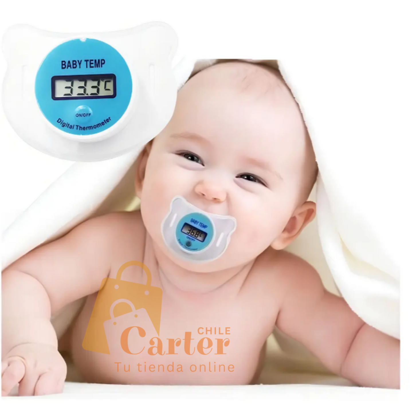 Termo Chupete BabyBlue Digital™