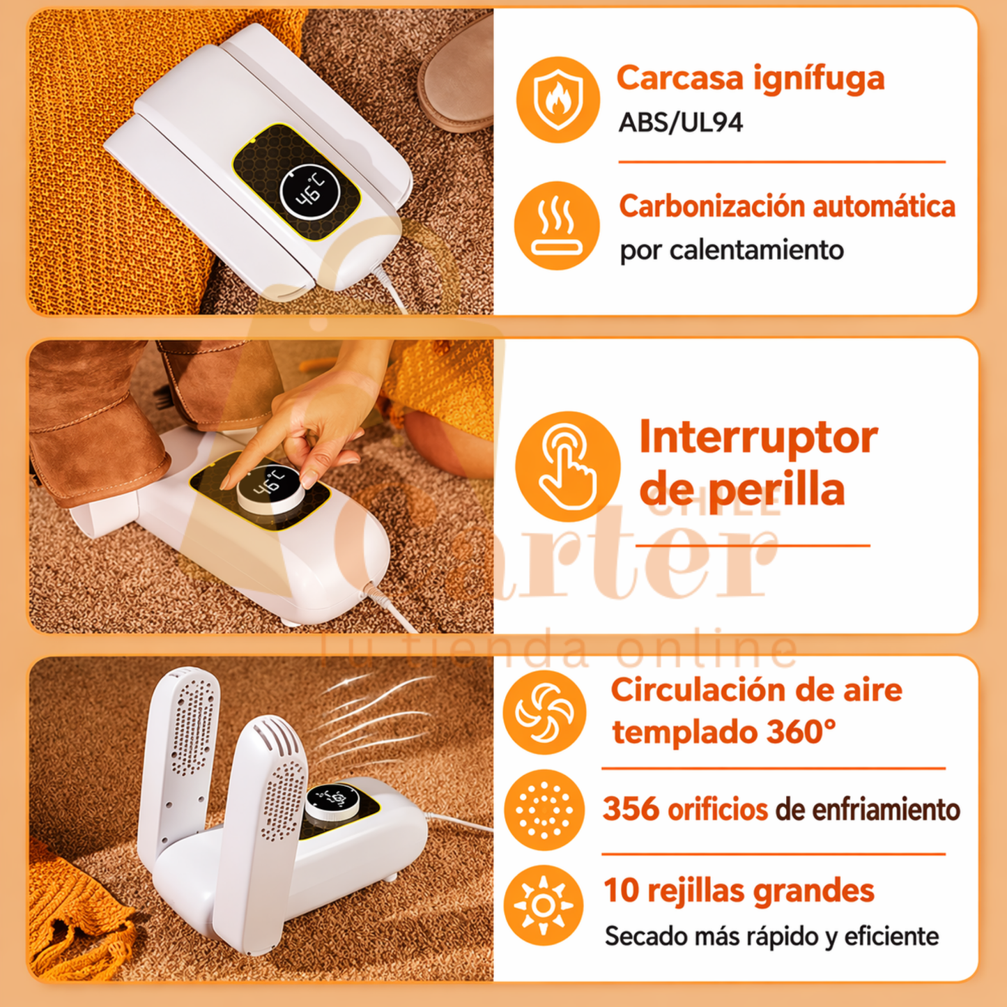 Multi Secador de zapatos 3000™